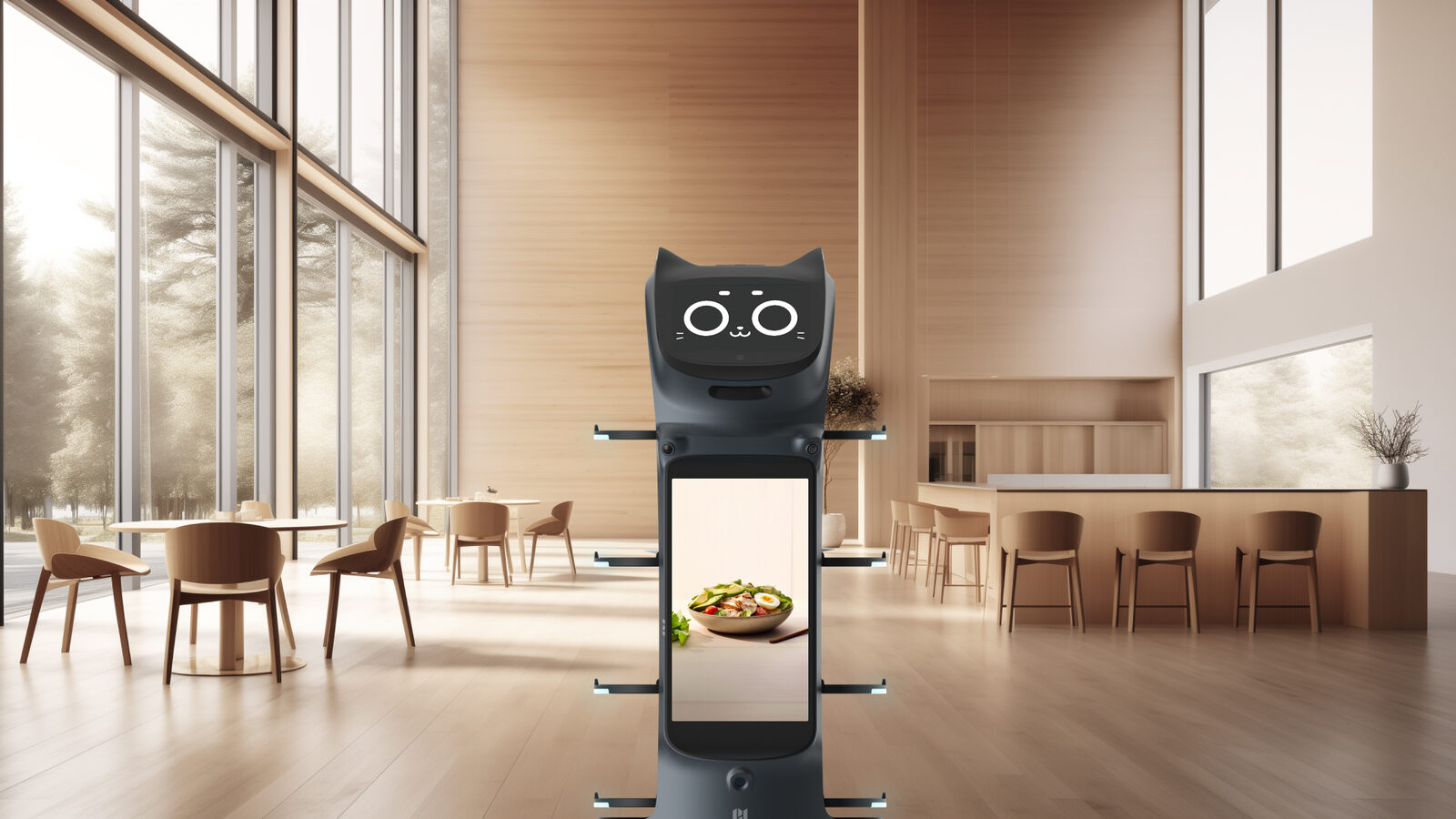 BellaBot Pro in Hotellerie und Einkaufszentrum
